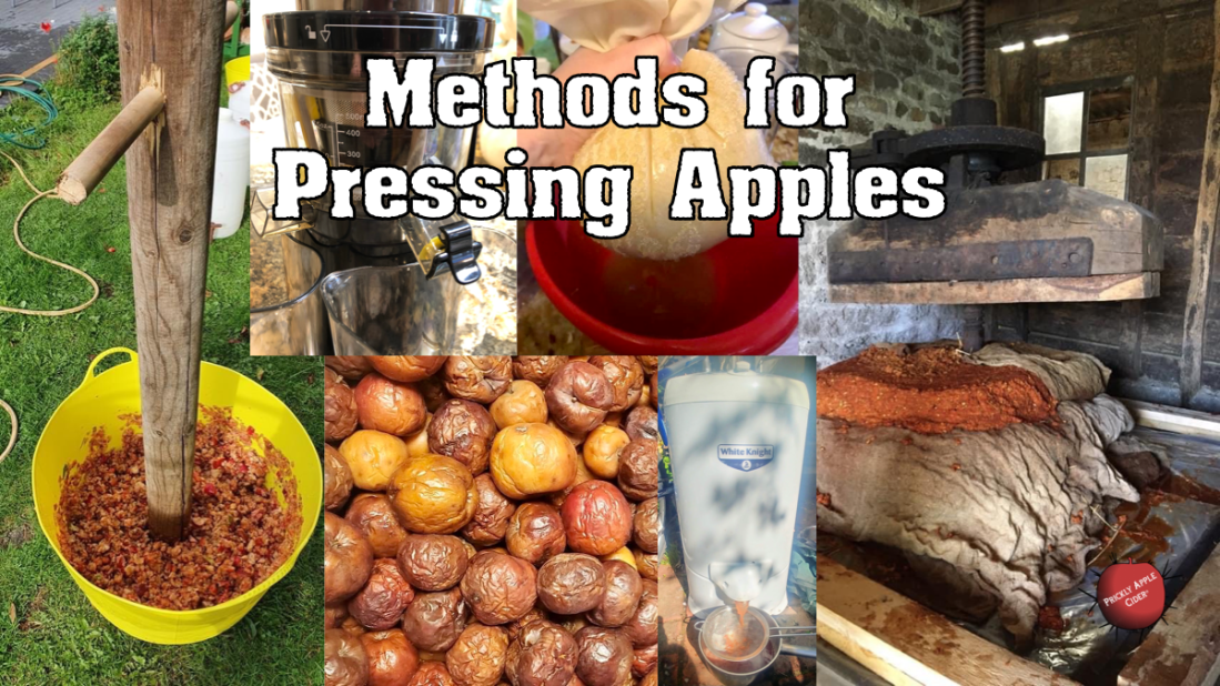 Methods for pressing apples