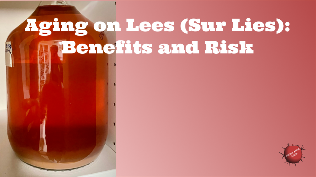 Hard Cider Tip #29: Aging on Lees (Sur Lies)
