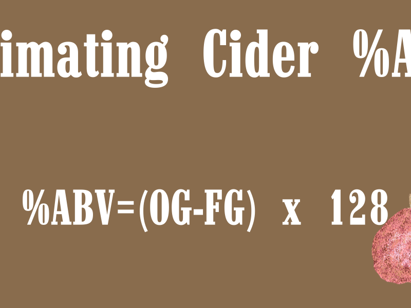 Cider Question: How to measure %ABV?