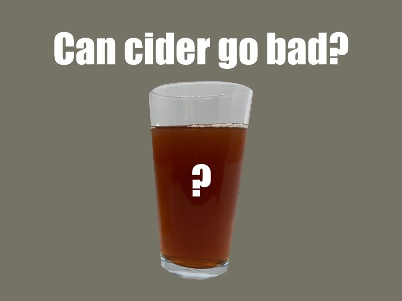 Cider Question: Can hard cider go bad?