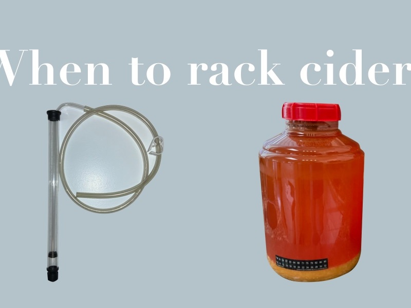 Cider Question: When should I rack my cider?