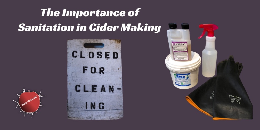 Cider Question: How important is sanitation?